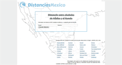 Desktop Screenshot of distanciasmexico.com