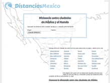 Tablet Screenshot of distanciasmexico.com